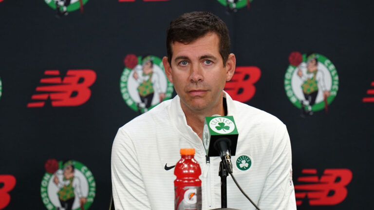 Brad Stevens admits that “the hardest part” is Jrue Holiday, Kristaps Porzingis Squares