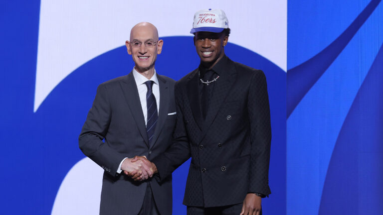 The first Philly spoon VJ Edgecombe is a thing of beauty