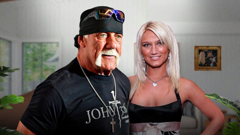 Where is Brooke Hogan standing in Will’s Hulk Hogan
