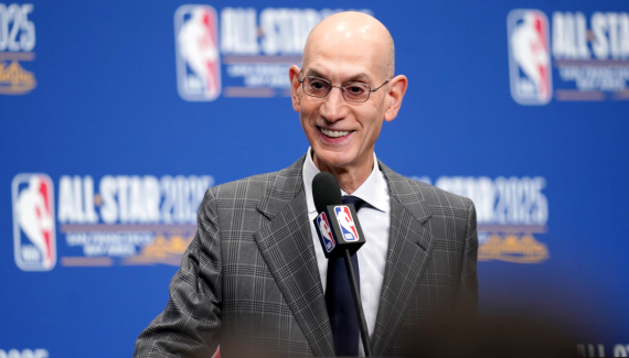 Adam Silver and Mark Tatum in London to meet investors