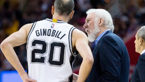 Gestures made by Manu Ginobili