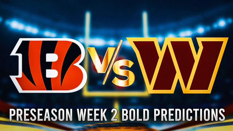 Bengals vs. Bold President for Preset Sunday 2 commanders