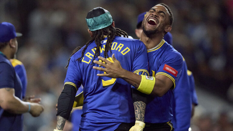 Julio Rodriguez makes MLB History with Run Sking Off Jacob degram