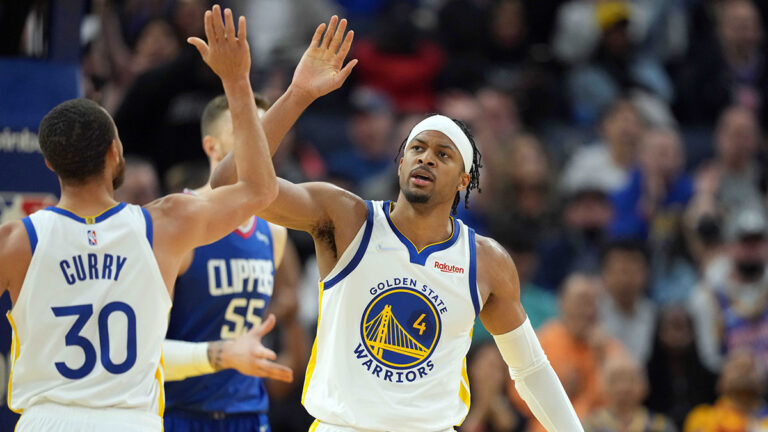 Moses Moody tells the story of Stephen Curry who greets him in the NBA