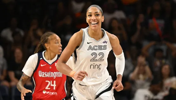 10 out of 10 for Aces huge a’ja Wilson!