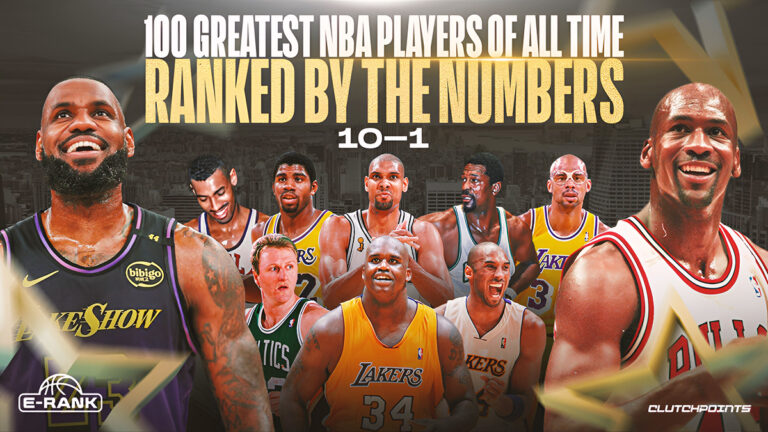 100 largest NBA players of all time, ranked according to numbers: 10-1