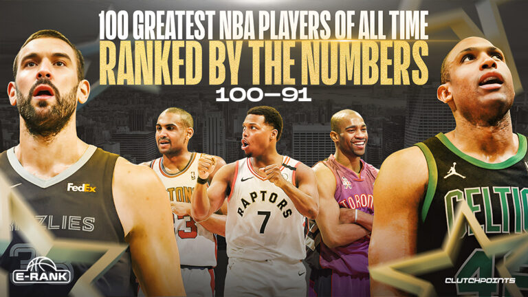 100 largest NBA players all time, ranked by numbers: 100-91
