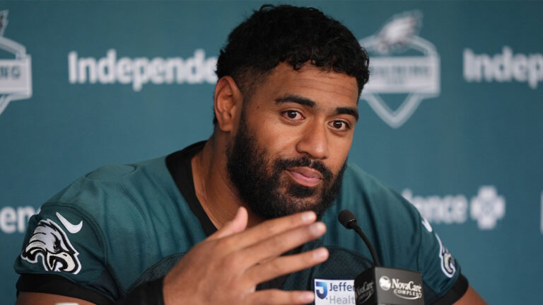 Jordan Mailata wants “Prison Time” for Tush Push Critic