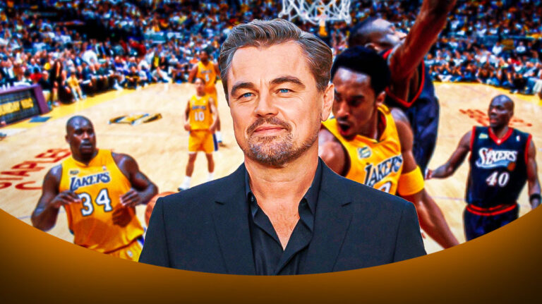 Leonardo Dicaprio Remembers Staples Center Roar After Lakers Kobe-Shak Alley-Oop vs. Blazers