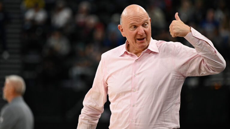 What is Steve Ballmer ‘ashamed’ in question Kavhi Leonard