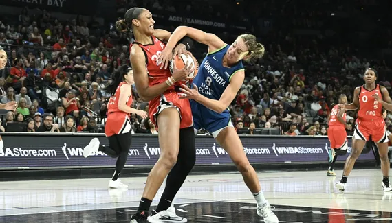 A’s Wilson and Alanna Smith tied up!