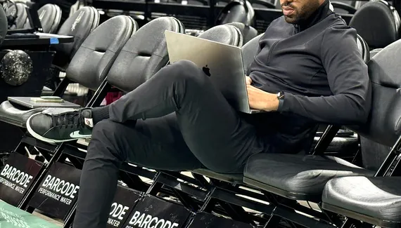 French Brian George approaches the field in G-League