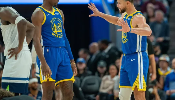 Stephen Curri It Drammond Green Souteenent Jonathan Kuminga