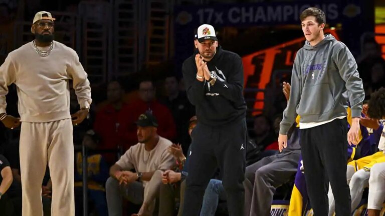 LeBron James goes NSFV, Luka Doncic loses his mind over Austin Reeves game winner