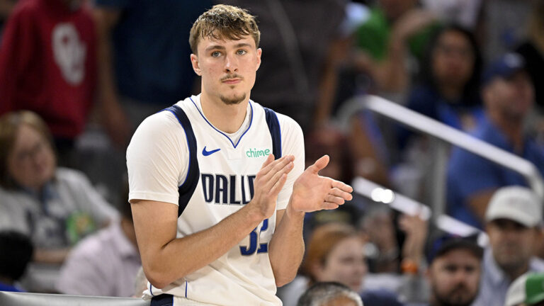 Cooper Flagg puts some sauce on the first ever NBA preseason