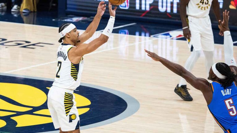 Andrew Nembhard was ruled out of the Thunder game with an injury