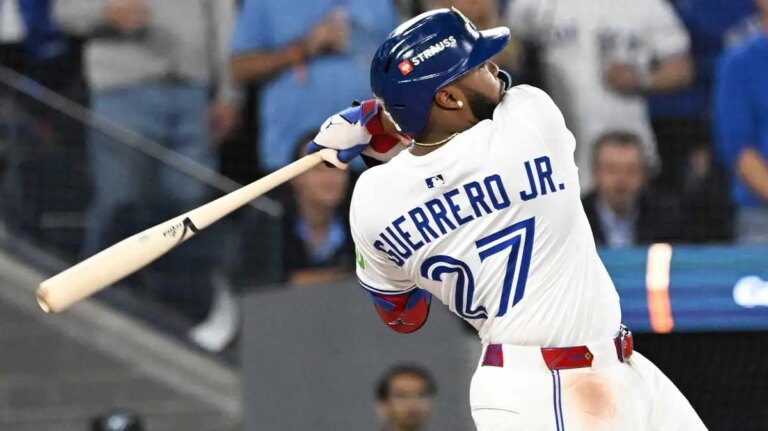 Vladimir Guerrero Jr. now has as many postseason HRs as his father
