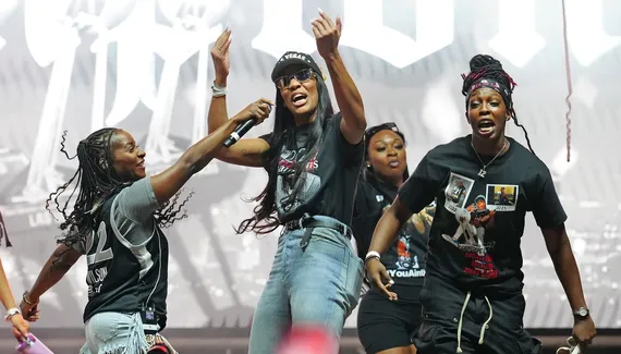 In Las Vegas, the Aces are celebrating their third title in four years