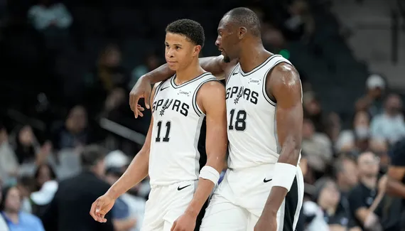 Bismack Biyombo, the mentor who whispers in the ears of young Spurs