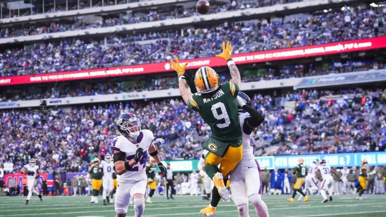 What Packers KB Jordan Love had to say about Christian Watson’s heroic catch to beat the Giants