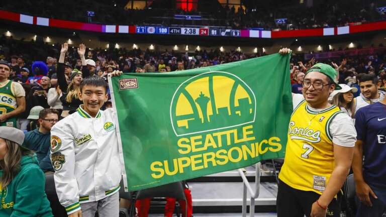 The former Gonzaga basketball star is demanding the return of the NBA team from Seattle