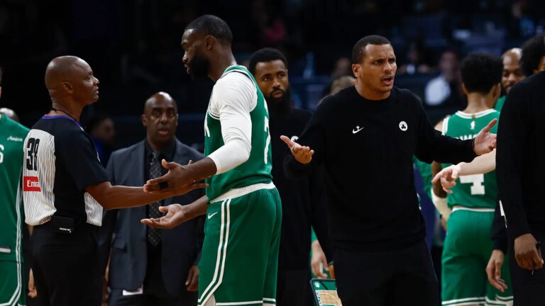 Jaylen Brown suggests a simple solution to the technical error trend