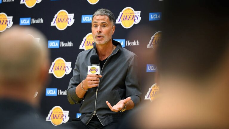 The video of Rob Pelinka thanking Nick Harrison for being Luka Doncic resurfaces