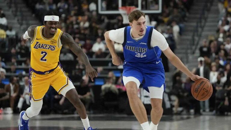 What Luka Doncic, the Lakers showdown means for Cooper Flegg