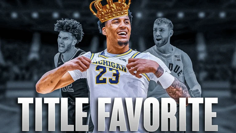 Move over, Duke and Purdue. Michigan is the favorite for the national title