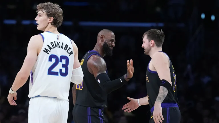 Luka Doncic’s microphone fell ‘crazy’ because he is still playing with LeBron James