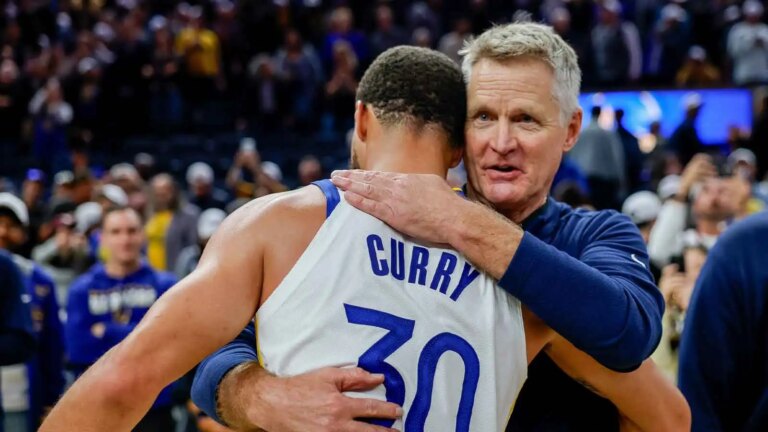 Steve Kerr pays tribute to Stephen Curry after 46-point masterpiece