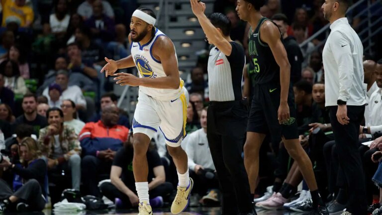 Moses Moody just joined Steph Curry, Klay Thompson in 3-point history