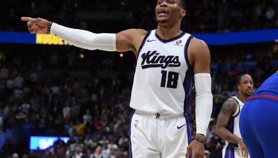 For example, Russell Westbrook played a bad trick against the Nuggets