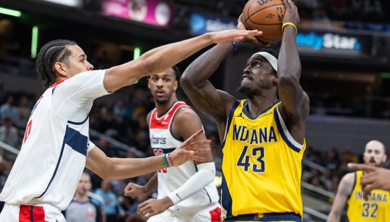 Pascal Siakam imposed his will on the Wizards