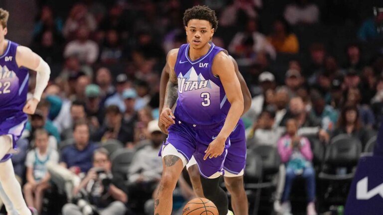 Keyonte George has injury scare after collision during Pistons game