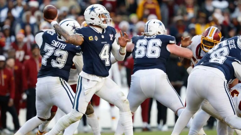 Dak Prescott falls 1 game short of Tony Romo’s Cowboys streak after beating Commanders