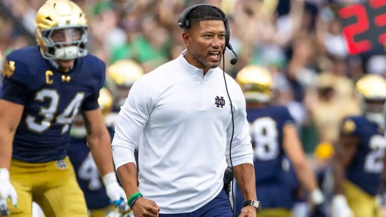 The Giants aren’t the only team linked to Notre Dame’s Marcus Freeman