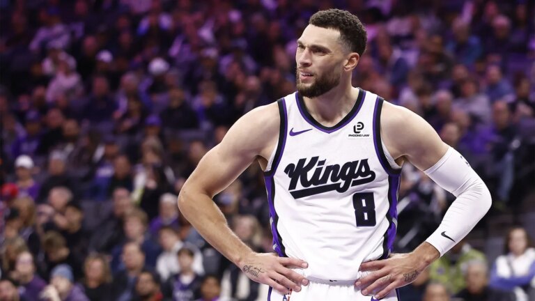 Zach LaVine is out with an injury as Sacramento tries to upset the Nuggets