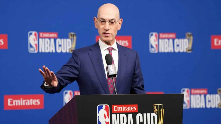 Adam Silver throws shade at other networks’ NBA Cup coverage