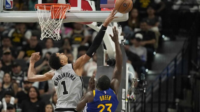 Victor Wembanyama joins an exclusive NBA history club against the Hawks