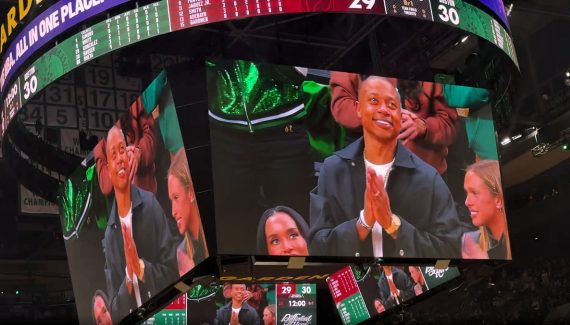 The Celtics honored Isaiah Thomas in their own way