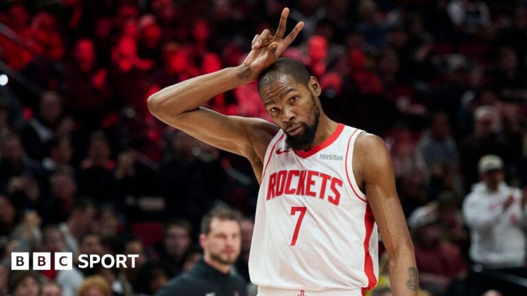 Portland Trail Blazers 111-105 Houston Rockets: Kevin Durant surpasses Wilt Chamberlain on the NBA all-time list
