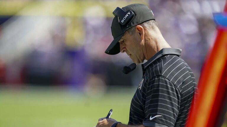 John Harbaugh explains the decision before the ugly end against the Steelers