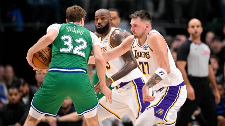 Luka Doncic held off Nick Harrison with key defensive stops against the Mavericks