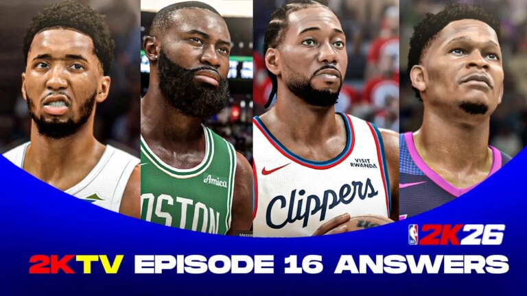 NBA 2K26 2KTV Episode 16 Answers