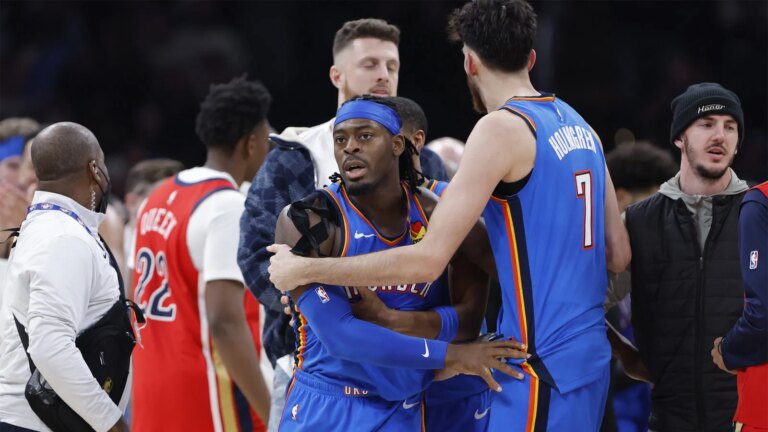 Lou Dort and Jeremiah Fiers fined $25,000 each for Thunder-Pelicans brawl