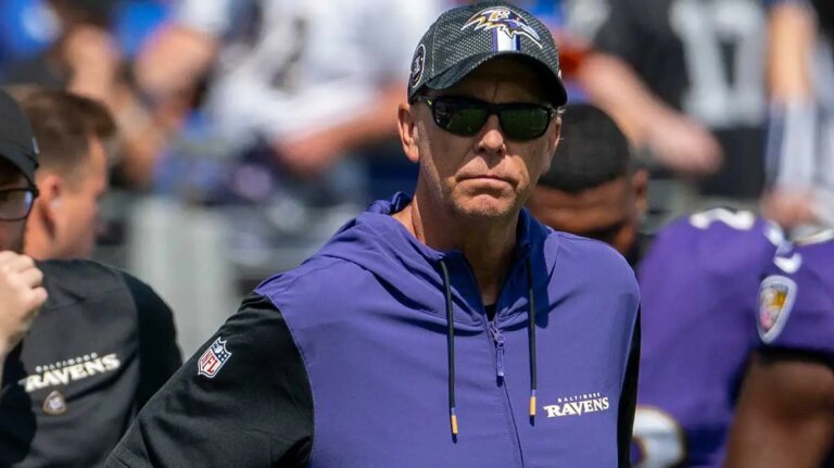 John Harbaugh’s refusal to fire OC as ‘key pressure point’ on exit