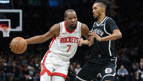 Rockets walking through Brooklyn