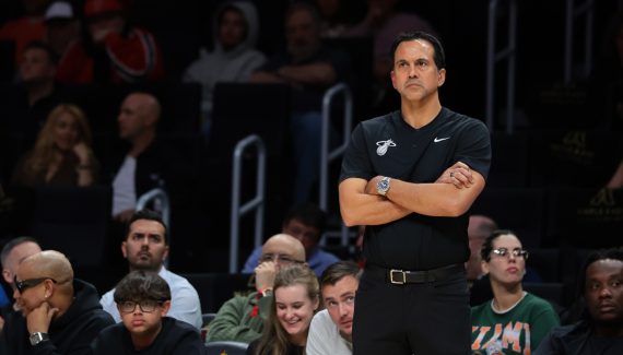 Erik Spoelstra is not happy that he is the last of the Mohicans on the bench of American sports