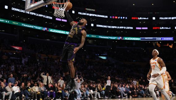 MVP of the night | LeBron James is enjoying a streak